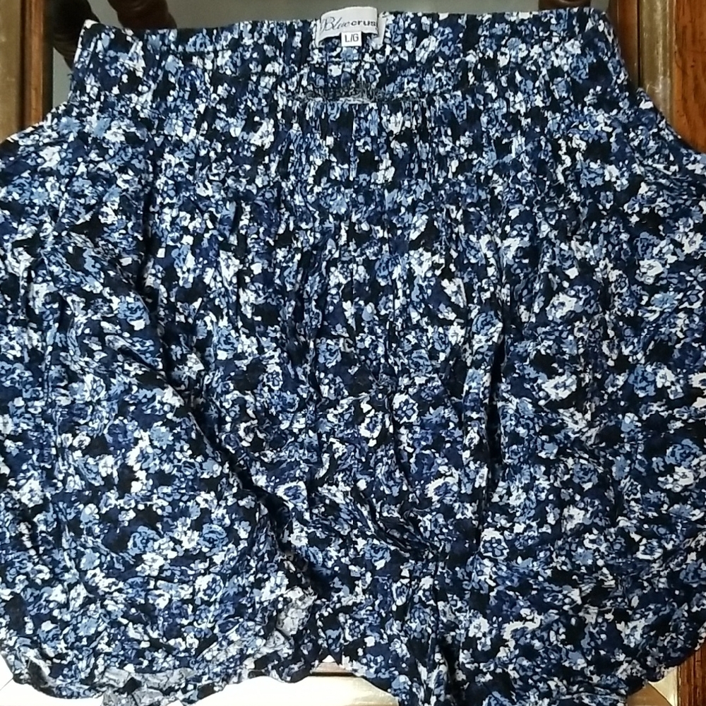 Blue Crush Floral Skirt